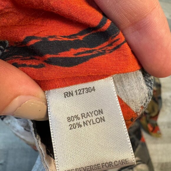 John Mark Abstract long sleeve button down tunic size medium G14 - Picture 4 of 5